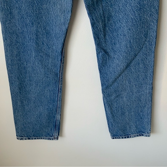 NWT REFORMATION Jeans Cynthia High Rise Straight Blue Size 26 - Picture 8 of 14